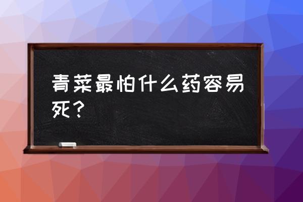 上海青菜用什么除草剂 青菜最怕什么药容易死？